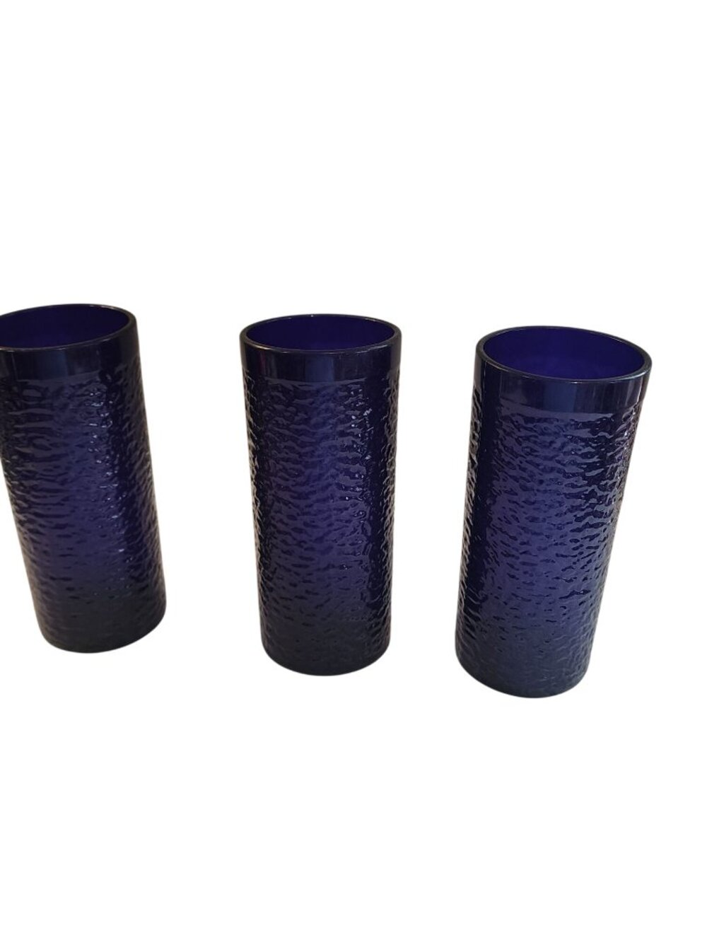 Vintage Continental 1970's purple  Acrylic Tumblers Set of 3